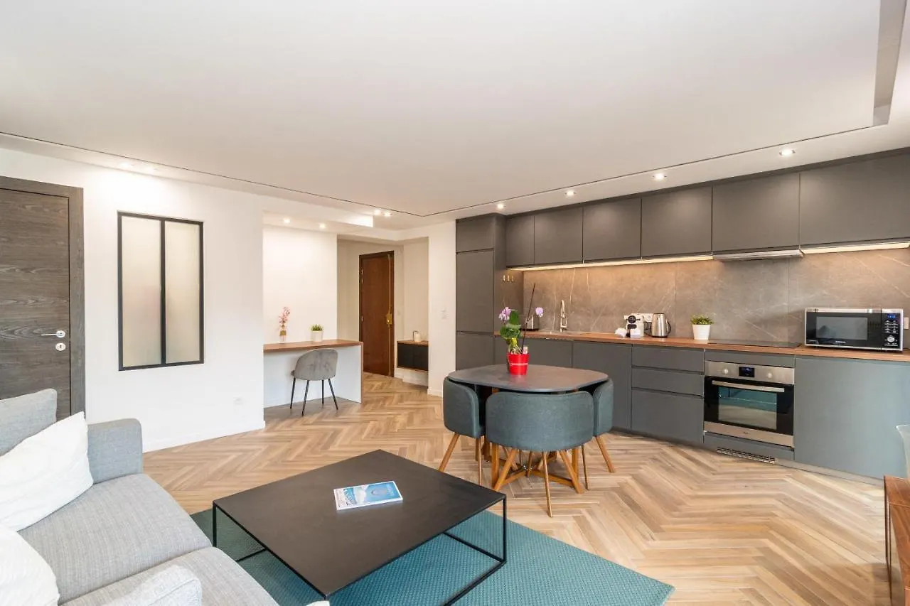 Heart Of Cannes Contemporary 2Br Garden View Palais & Croisette 5 Mn By Olam Properties