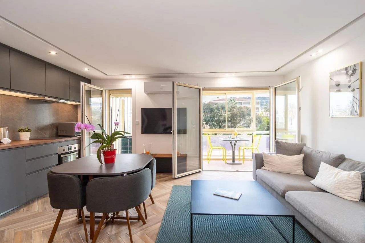 Heart Of Cannes Contemporary 2Br Garden View Palais & Croisette 5 Mn By Olam Properties