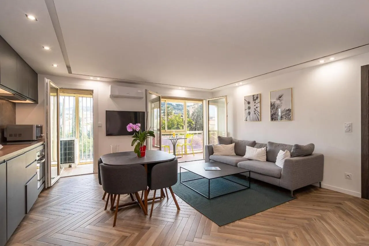 Heart Of Cannes Contemporary 2Br Garden View Palais & Croisette 5 Mn By Olam Properties Apartment