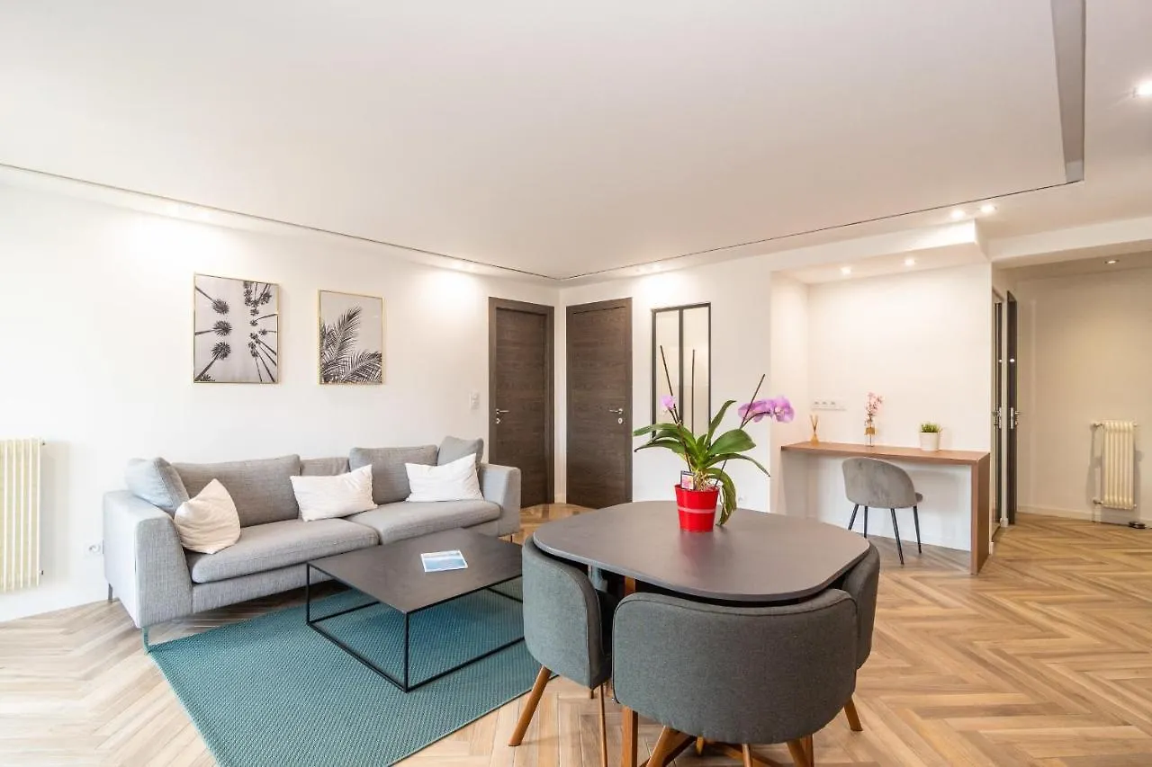 Heart Of Cannes Contemporary 2Br Garden View Palais & Croisette 5 Mn By Olam Properties Apartment